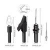 Cleqee Stackable Banana Plug силиконовый тестовый провод 4 мм Stackable Banana Plug с тестовым штекером типа «крокодил» для сменного тестового набора