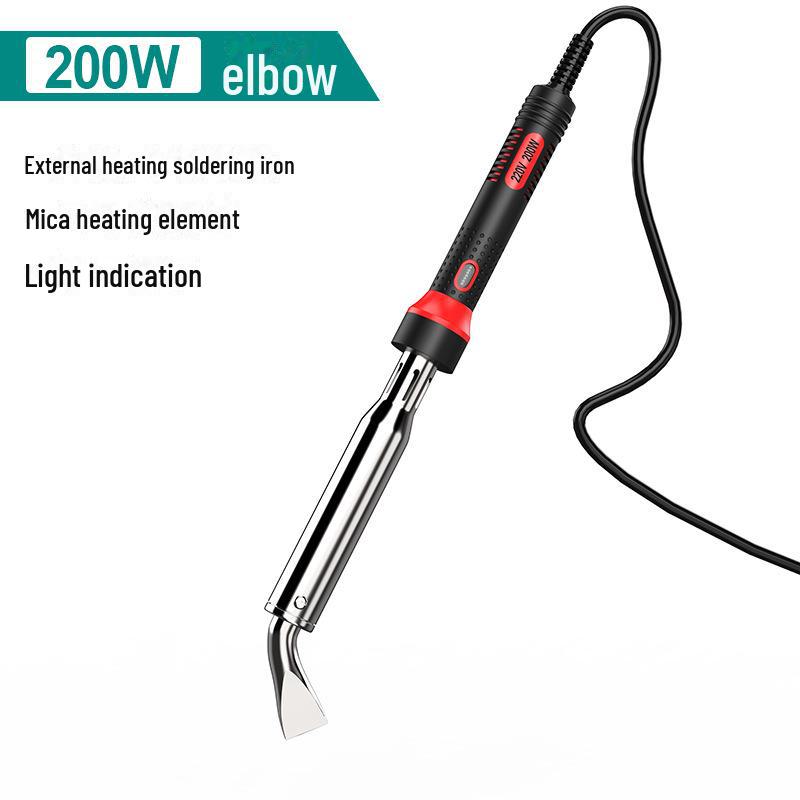Мощный промышленный паяльник 200 Вт с локтевым паяльником - многофункциональный электрический нагрев для домашнего обслуживания