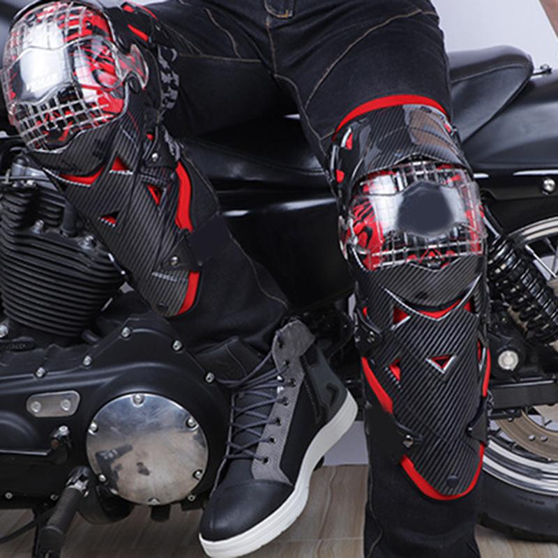 Knee Pads For Motocross Anti Slip Protection Durable Material Suitable For Off Road Riding