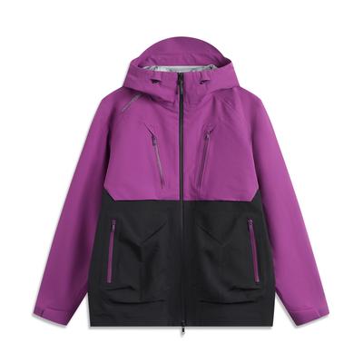 Li Ning CF Серия Su Wan Long Jia Уличная мода Универсальный флис Теплая Куртка Три-в-одном Водонепроницаемая Ветрозащитная Дышащая Водоотталкивающая AEMU011-6