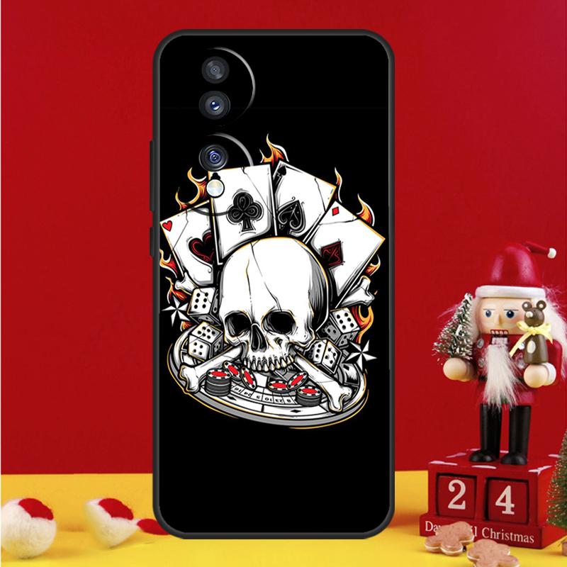 Casino Gambling Case For Honor X8b X9b X8a X9a X7a X6a X7 X8 X9 Honor 70 50 10 90 Lite Magic 6 5 Pro Cover