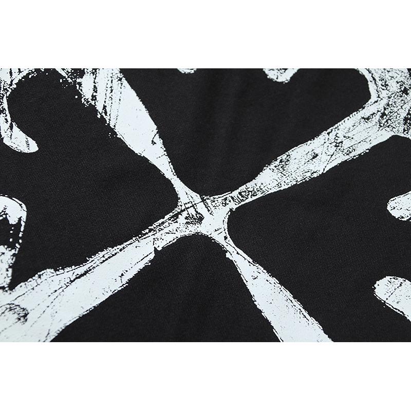 1083 Off-White 2025 Autumn/Winter New OW Retro Arrow Pattern Printed Men's and Women's Hoodie Sweatshirt