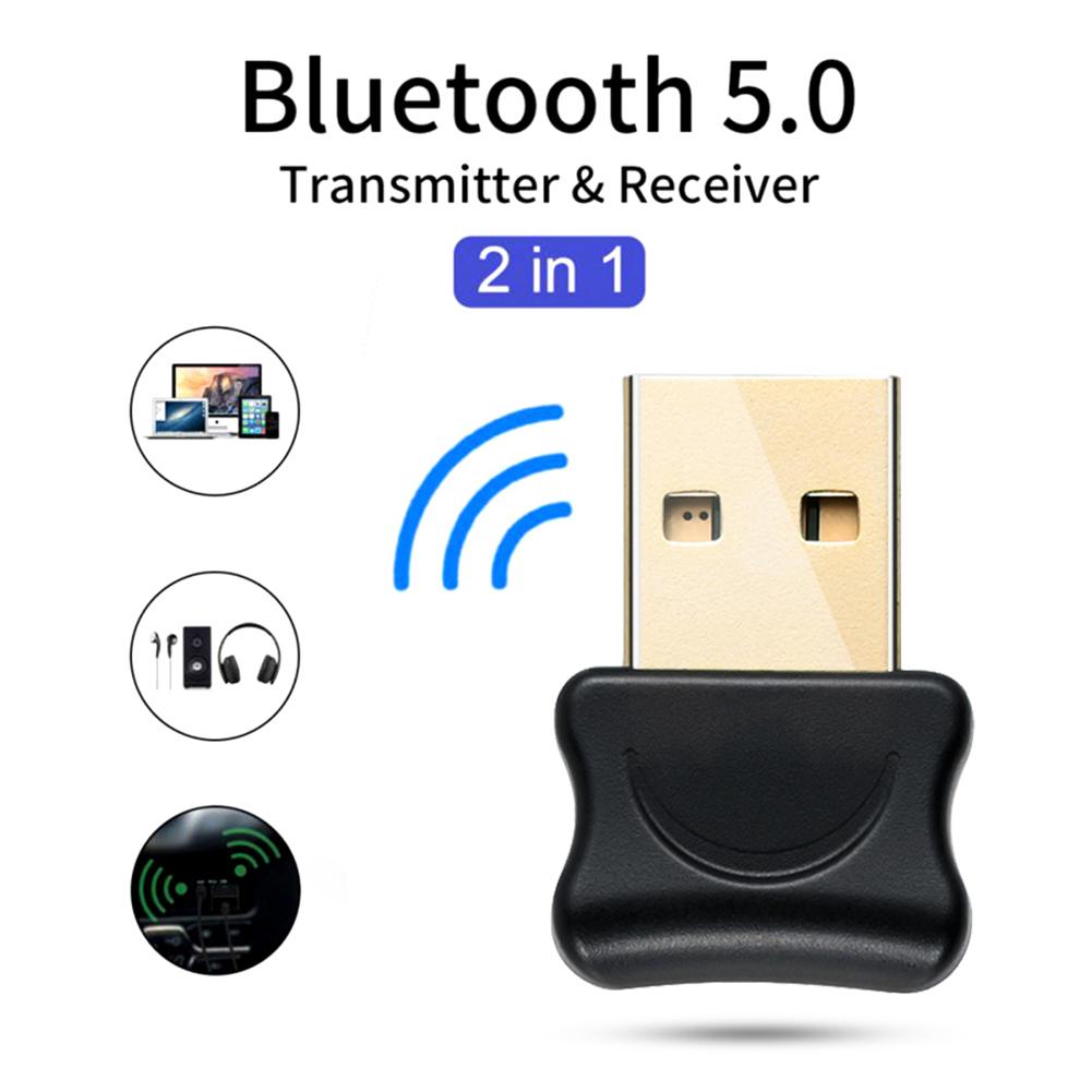 5.0 Bluetooth-совместимый адаптер USB-передатчик для ПК, компьютера, ноутбука, наушников, аудиопринтера, приемника данных