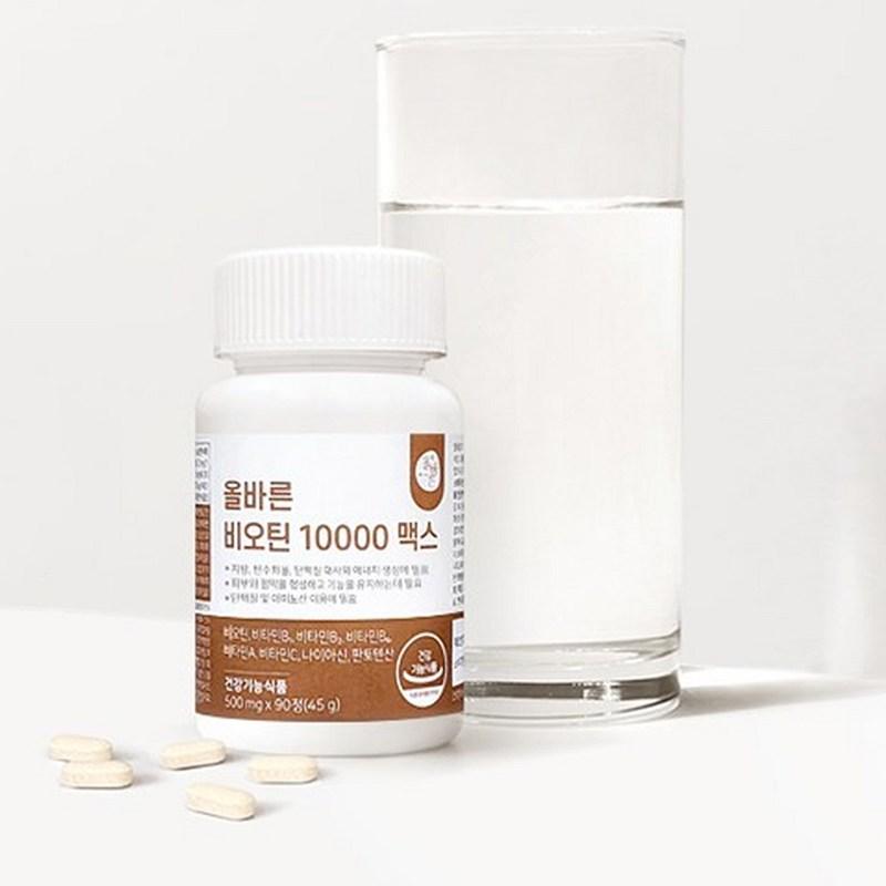 Correct Health Food Биотин 10000, 90 таблеток, 1 штука