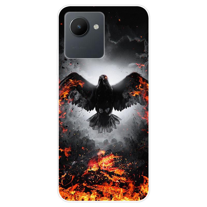 Для Realme C30S C 30S RealmeC30S чехол Мягкая силиконовая задняя крышка Чехол для телефона с рисунком из мультфильма Разнообразие