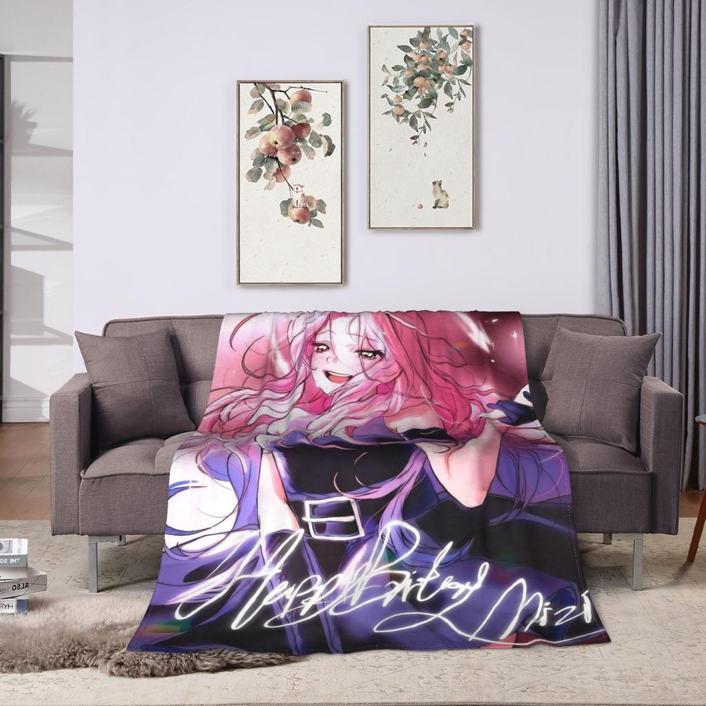 Alien Stage Manga Character Print Blanket Quality Warm Soft Throw Blanket Winter Kids Adult Home Decor Pattern Bedspread