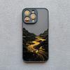 INS Горный речной пейзаж Закат Чехол для телефона Для iPhone 11 12 13 14 15 16 Pro Max Plus Mini XR X XS 7 8 Plus Ударопрочный чехол