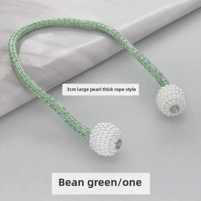 Оптовая продажа Большие Толстые Веревочные Подхваты для Жемчужных Штор Магнитные Подхваты Простые Веревочные Украшения Пряжки для Штор