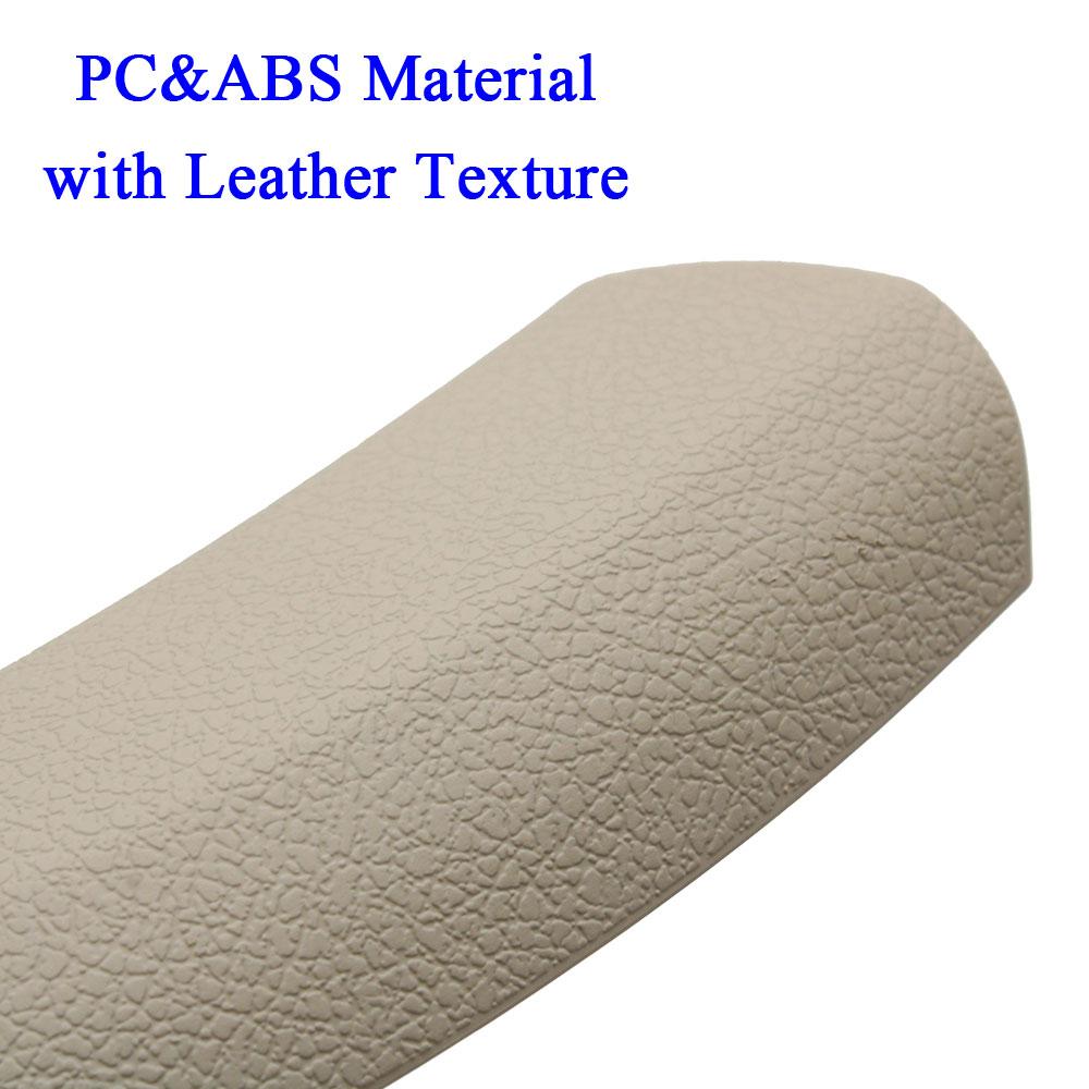 LHD RHD Внутренняя дверь автомобиля Черный Бежевый Карбон Левая и правая ручка Наружная крышка Замена накладки для BMW X1 X2 F48 F49