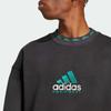 Adidas Equipment Series FW24 Sports Loose Long Sleeve Crewneck Sweatshirt Men Sweatshirt Black JL9273