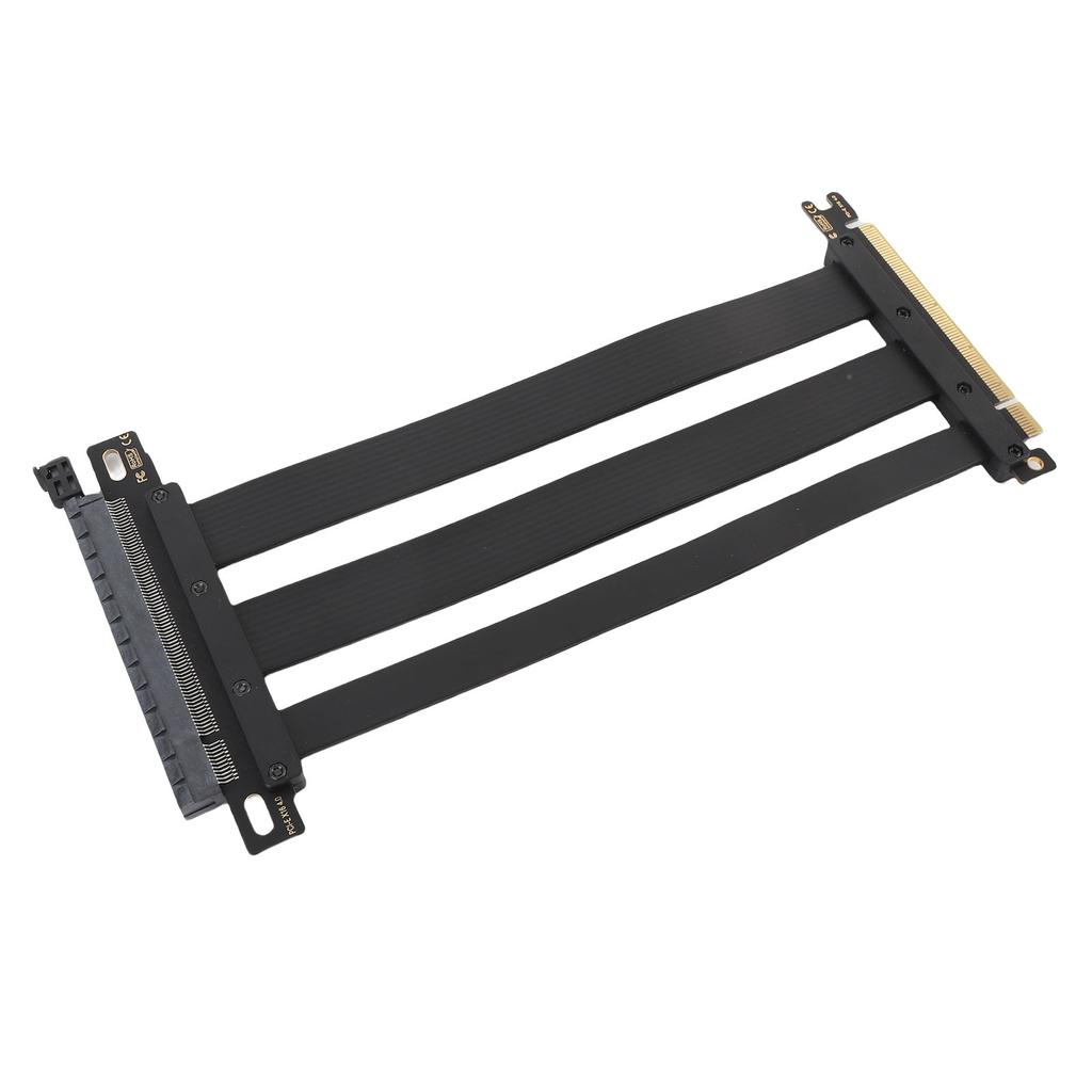 PCIE 4.0 X16 Riser Cable High Speed Flexible Extender Card Extension Port 180 Degree Adapter GPU Riser Cable for PC