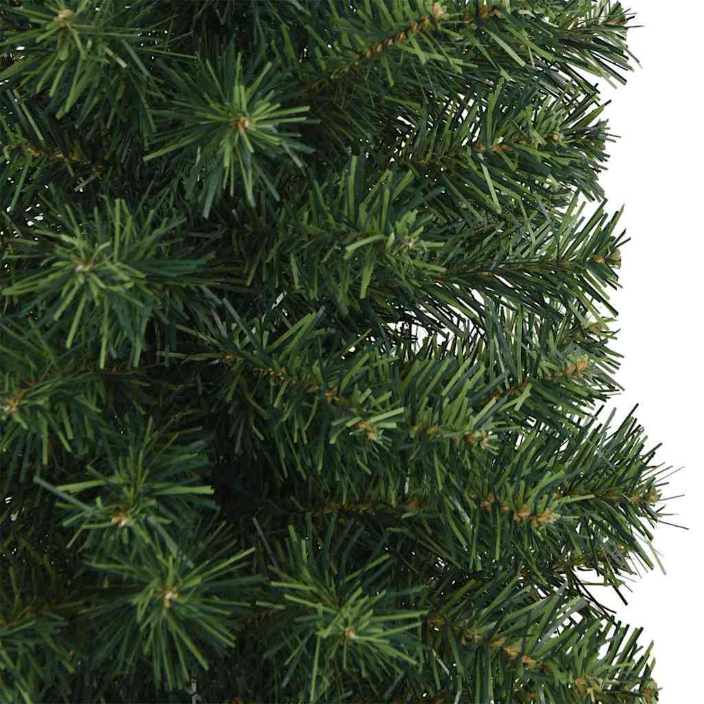 Artificial Christmas Tree with 300 LEDs and Stand Green 180 cm