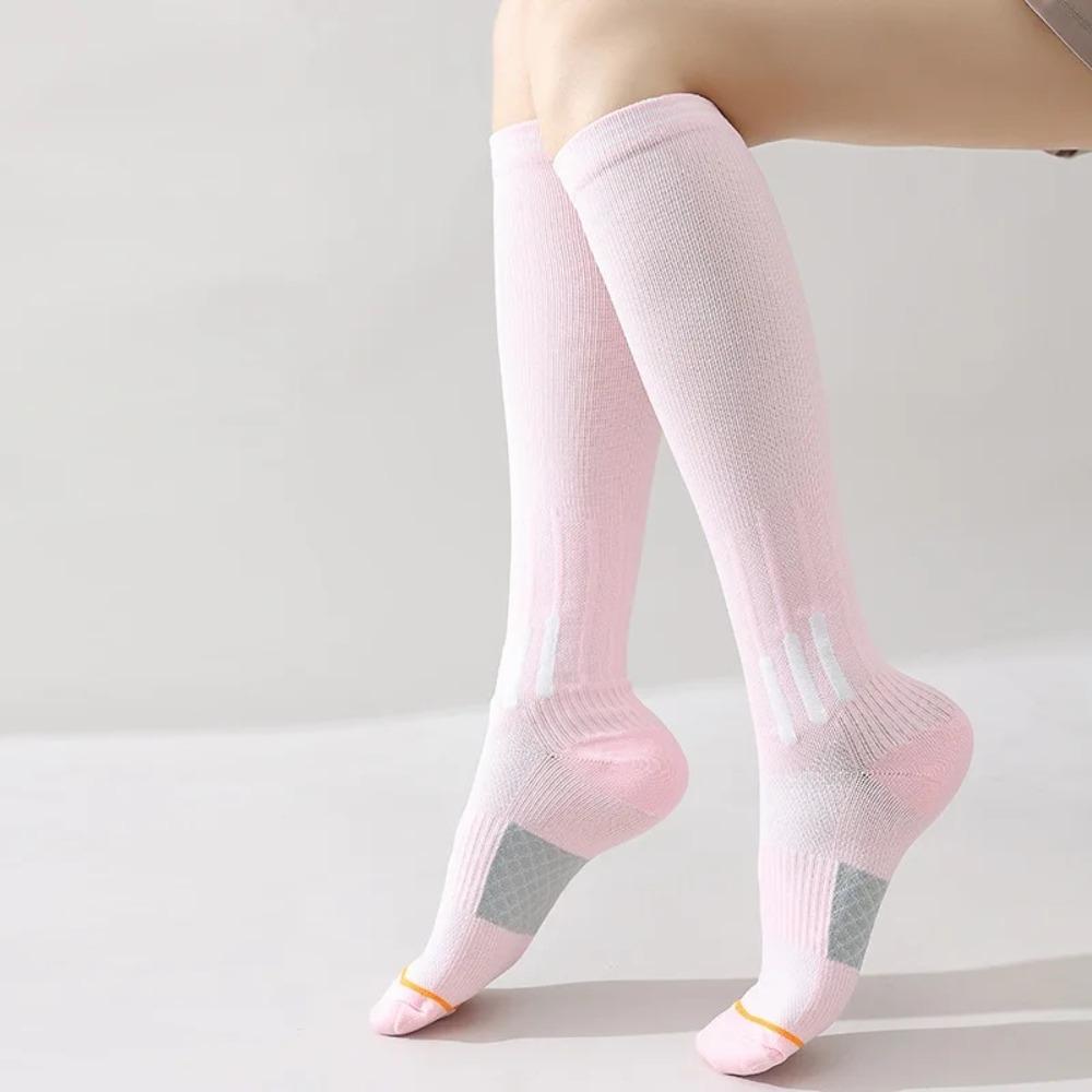 Compression Fitness Long Tube Socks Anti-slip Running Skipping Yoga Socks For Running Jump