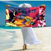1pc UFO Robot Grendizer3 Beach Towel, Comfortable and Thick, and Swimming/Bath/Picnic/Camping Towel, Suitable for Seaside Beaches