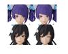 BANDAI SPIRITS 30MS Optional Hairstyle & Face Parts Set (Tanaka Mami/Shirase Sakuya) Pre-Colored Plastic Model