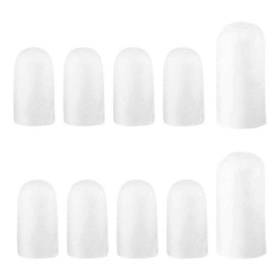 5 Pairs Multipurpose Thick Practical Elastic Provide Relief from Missing/Ingrown Toenails Toe Cover