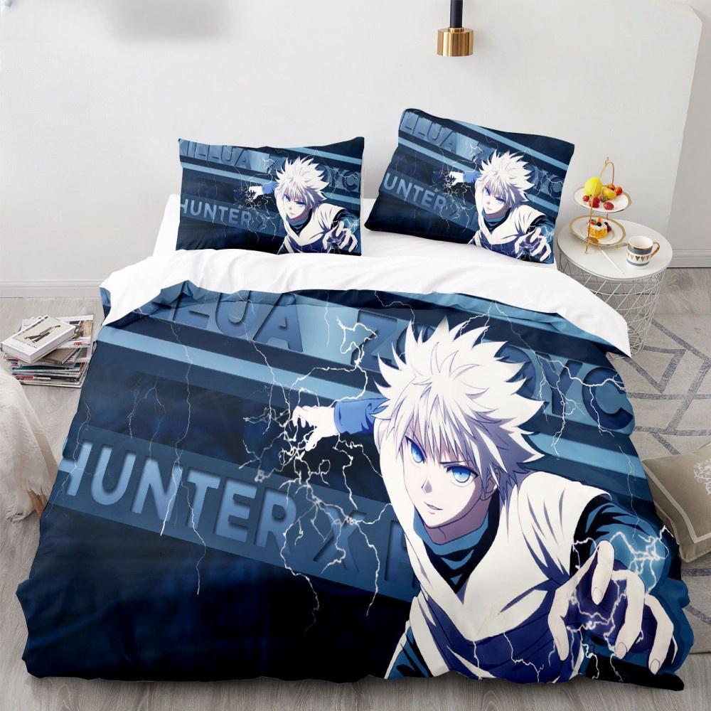 Новая коллекция постельного белья Аниме Hunter X Hunter Бискейт Крюгер Пододеяльник Роскошная детская коллекция постельного белья Размер Twin Queen King Спальня для мальчиков