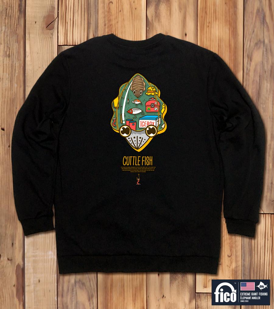 DOLDOL Fico-Mtm-109 Extreme Fishing Pico Season 2 Character Graphic Sweatshirt Long Sleeve