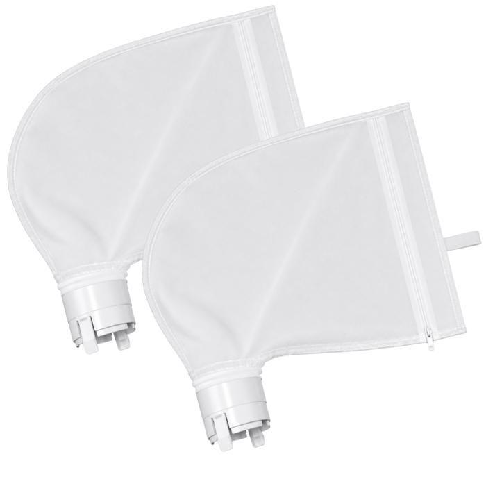 Lot de 2 Sacs Filtre pour Polaris 360/Polaris 380 - Sacs de Rechange Robot Piscine avec Fermeture Éclair Zip Phonillico®