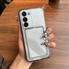 Прозрачный противоударный чехол для Samsung Galaxy S23+, S23 с держателем для карт