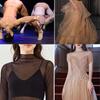 1 Yard 4 Way Stretch Nude Mesh For Sewing Bridal Dress Backing Dance Dress DIY Material