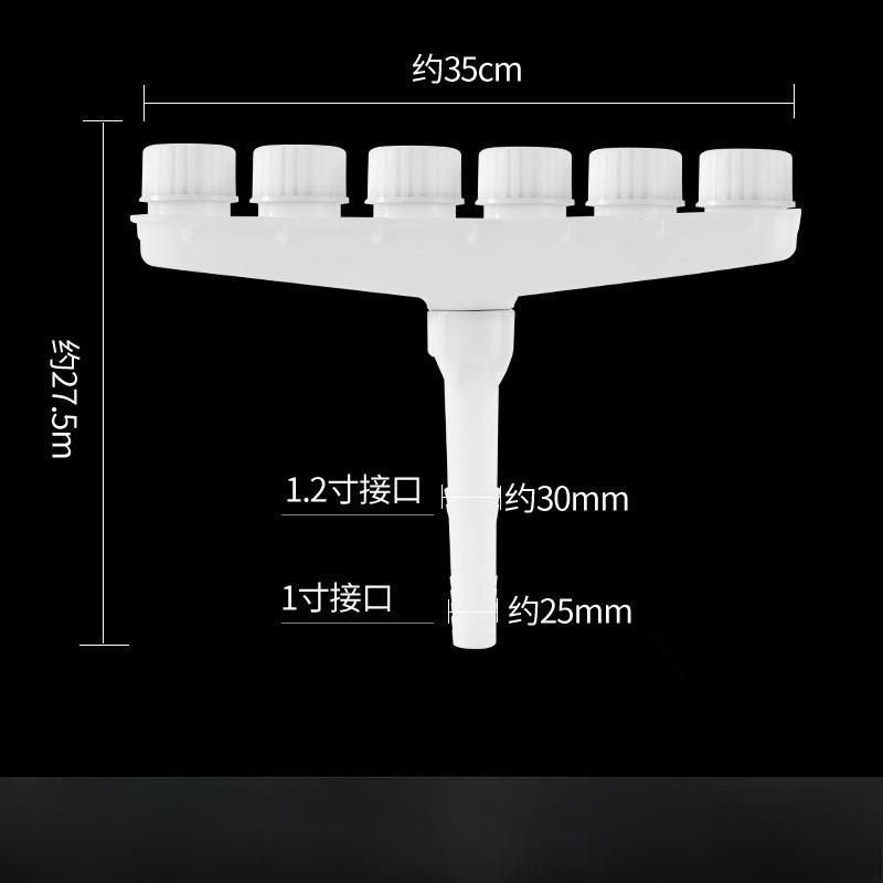 Садовый пористый распылитель Атомайзер Насадки Дождеватель Регулируемый диапазон распыления воды Многоголовочный распылитель воды Дождеватели с 6 насадками Насос-распылитель