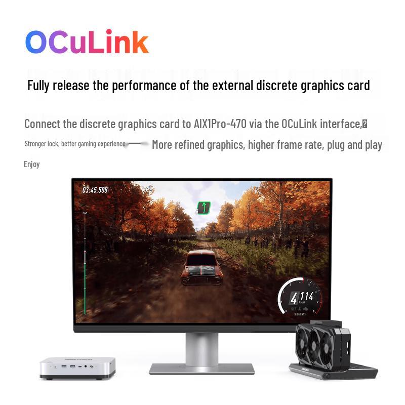 Мини-ПК для игр и ИИ Minisforum X1 Pro-470 (Китайская версия)