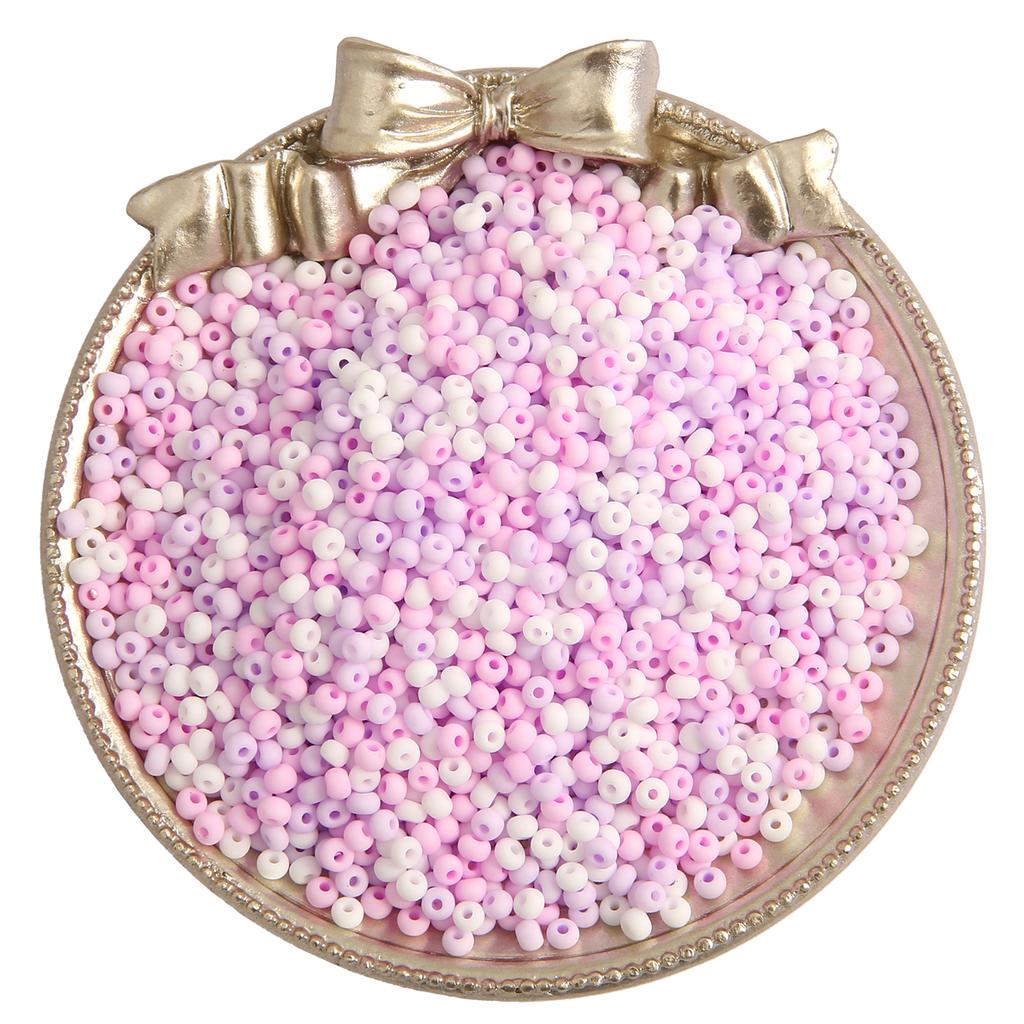 450G High Quality Seed Beads Macarons Frosted Polish Glass Beads for Bracelet Necklace DIY Jewelry Accessoreis Making