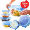 Silicone Stretch Lids Reusable Durable and Expandable Lids, Eco-Friendly Stretch