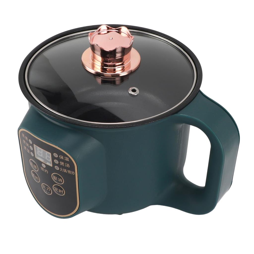 1.8L Электрический Hot Pot Интеллектуальный Резервирование Маленькая Электрическая Плита Антипригарное Покрытие 600 Вт Для Супа С Пастой