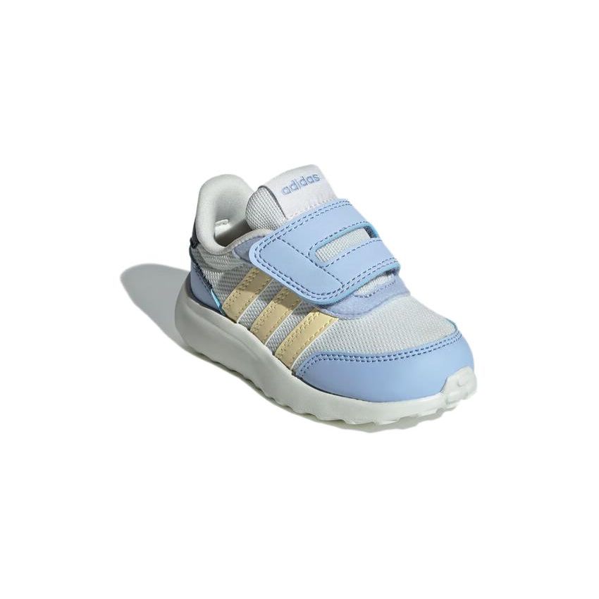 Adidas Neo Run 70S Soft Sole Casual Non-Slip Wear-Resistant Low-Top Walking Shoes Baby Shoes White Blue ID1156