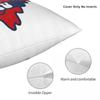 Florida Atlantic University Heart Pillowcase Polyester Linen Velvet Printed Zip Decor Pillow Case Bed Cushion Cover 45X45