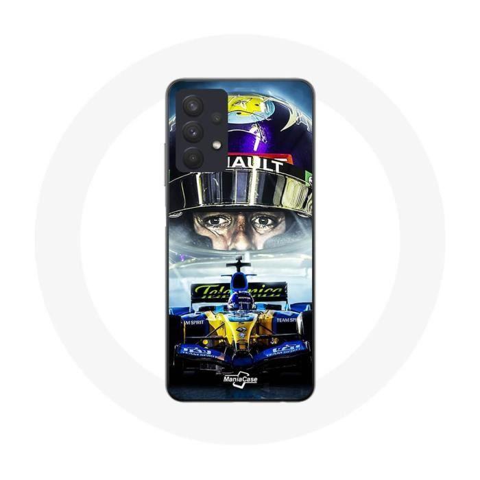 Coque Maniacase pour Samsung Galaxy A32 4G Formule 1 Fernando Alonso Díaz pilote automobile espagnol de F1