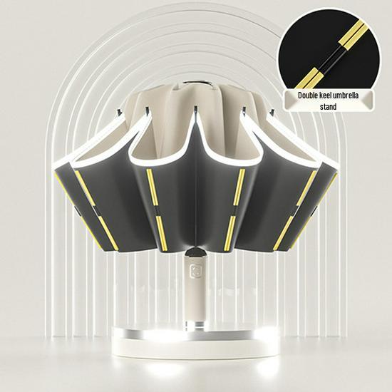 Роскошный полностью автоматический складной зонт для женщин и мужчин — солнцезащитный, защитный и рекламный зонт для бизнеса.