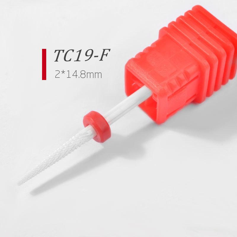 Ceramic Carbide Nail Drill Bits Milling Cutter For Manicure Set Mill Brush Manicure Machine Accessories for Removing Gel Varnish