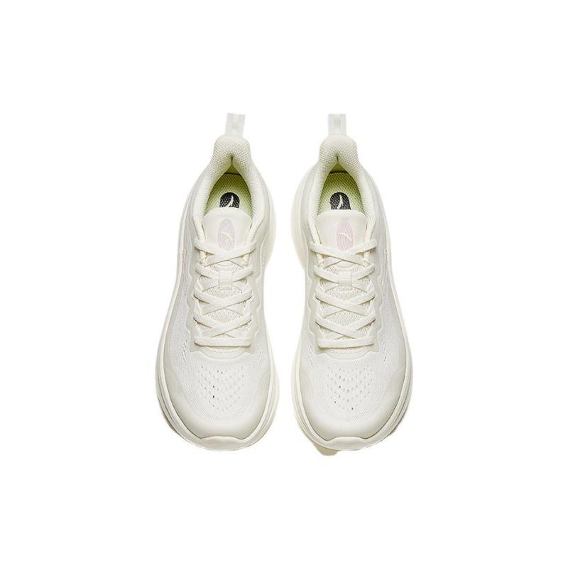 Anta Кран Облако Амортизация Легкие Низкие Тренировочные Беговые Кроссовки Женские Бежевые Кроссовки 922525574F-1