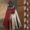 Halloween Bloodstain Print - Unisex Long Hooded Cape