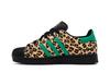 adidas Superstar Black Green Leopard (Women's)