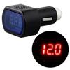 12/24V LED Digital Display Voltmeter DC Digital Car Voltage Current Meter Volt Detector Tester Monitor Voltmeter Indicator