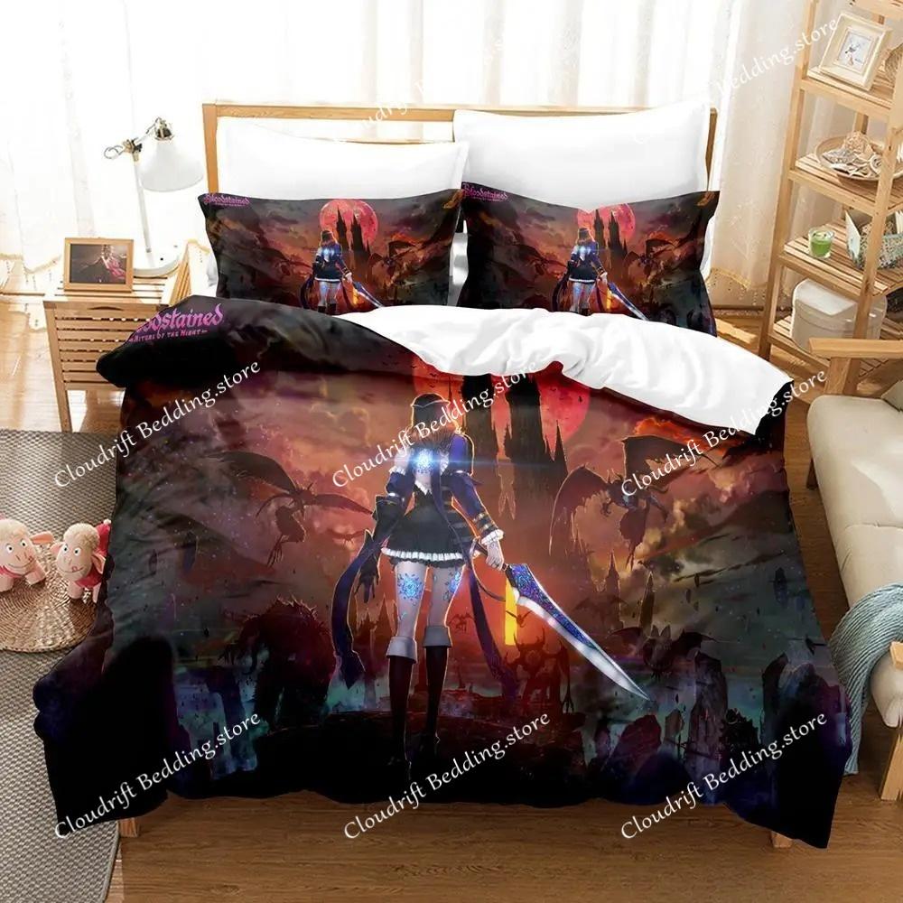 Игровой постельный комплект BLOODSTAINED RITUAL OF THE NIGHT Односпальный Twin Полноразмерный Queen King Размер Постельное белье для взрослых и детей Комплекты с пододеяльником