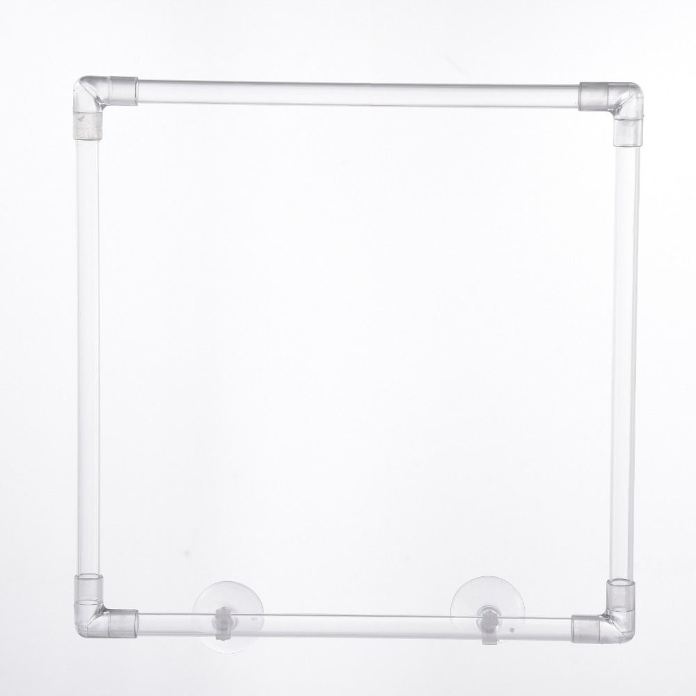 Clear Aquarium Floating Plant Corral Acrylic Aquarium Food Ring Garden Lawn Yard
