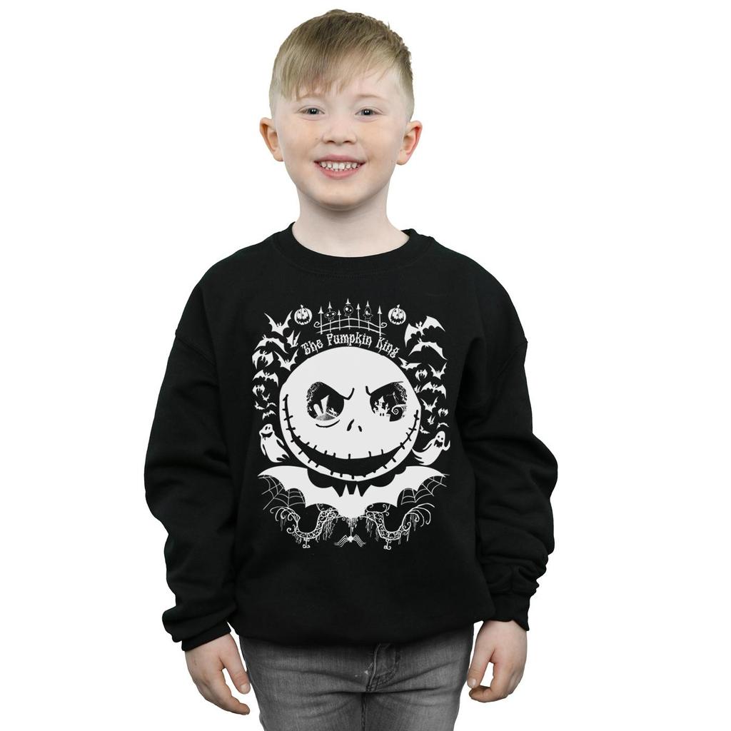 Disney Boys Nightmare Before Christmas Jack The Pumpkin King Sweatshirt