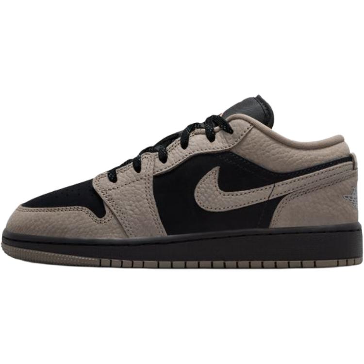 Jordan Детские баскетбольные кроссовки Air Jordan 1 Low Коричнево-Черные Унисекс IB7111-005