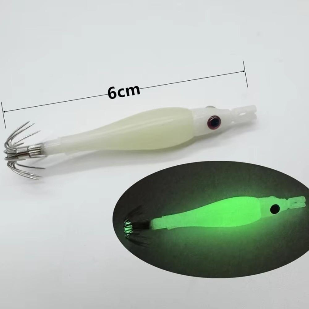 Luminous Squid Jig Silicone Cloth Wrapping Octopus Jig Lure Jigging Lure Sea Fishing