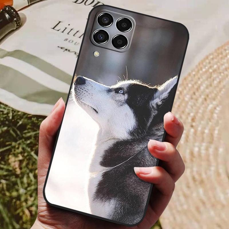 Чехол для Samsung Galaxy M33 M53 2022 Модный Силиконовый Защитный Мягкий ТПУ Задняя Крышка для Samsung M53 5G Чехол для Телефона Черный Бампер