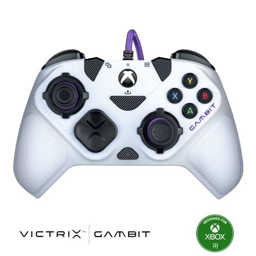 [Официально лицензированный продукт Xbox] PDP Victrix Gambit Самый быстрый в мире игровой контроллер Xbox Pad, белый
