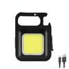 Mini LED Portable Flashlight C-type Rechargeable COB Multifunctional Lighting Emergency Work Torch Outdoor Camping Lantern