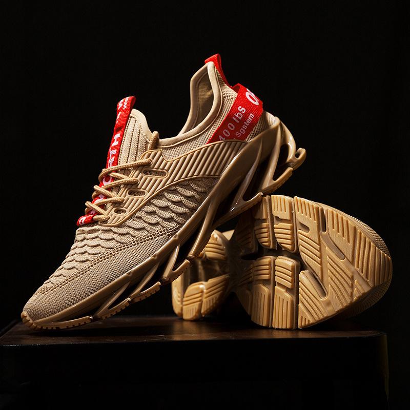 Модная мужская обувь Обувь на лезвии Обувь больших размеров Осенняя Летающая сетка Студенческая Спортивная и повседневная Беговые кроссовки Модные Повседневные Легкие
