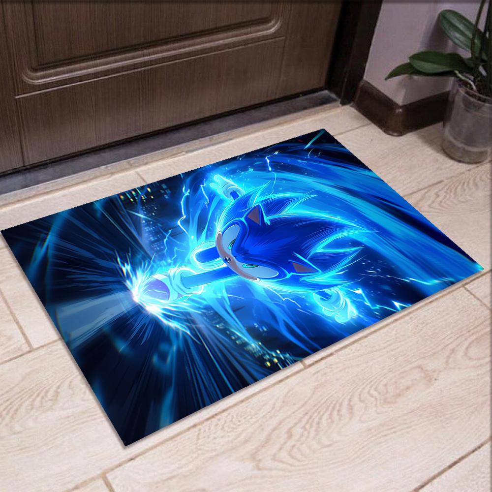 Sonic Printed Carpet,Rug,for Office Chair Living Room Bedroom Kitchen Room Decor Gifts.