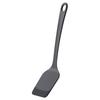 Marna Easy-to-Insert Turner (Inserts At Any Angle, Scoops Cleanly, Heat-Resistant) Silicone Turner, Spatula, Kitchen Utensil, Dark Gray, K804DGY